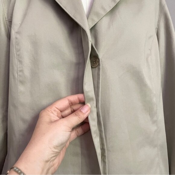 🛑 Burberry Straight Mid-Length Light Trench Coat - 6/Small - Picture 3 of 14